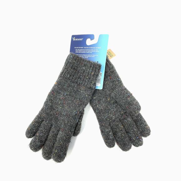 Isotoner Women's Recycled Knit Gloves - Grey Heather - Picture 6 of 8